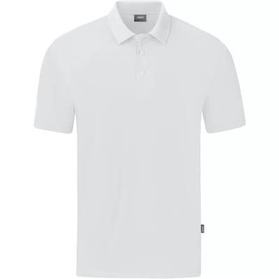 Jako Organic Polo Stretch Heren - Wit | Maat: 3XL