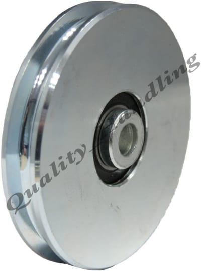 Katrolwiel Staal - Wiel met groef - Touw hijsen - 150kg draaglast - 100mm diameter