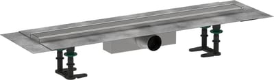 Hansgrohe RainDrain Compact - Douchegoot 70 cm, met rooster, geborsteld roestvrij staal 56176800