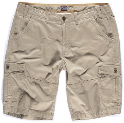 STHUGE - Heren - korte herencargobroek regular fit - Zand - Maat 56