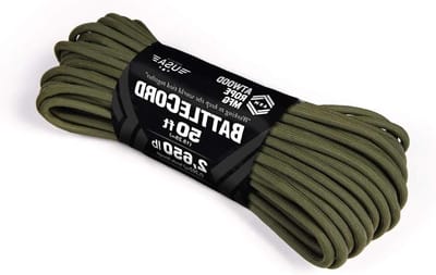 BattleCord Touw - Sterk Koord - Buitenactiviteiten - 7 Statische Kernen - 1524 meter - OD Groen