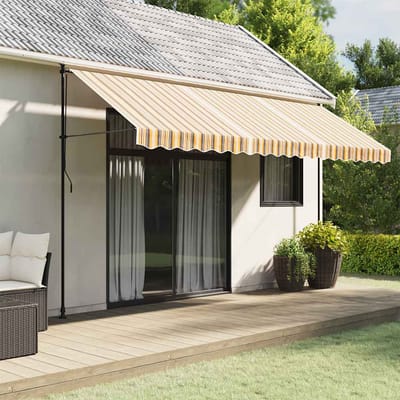 vidaXL - Vervangingsdoek - voor - luifel - 450x300 - cm - polyester - meerkleurig
