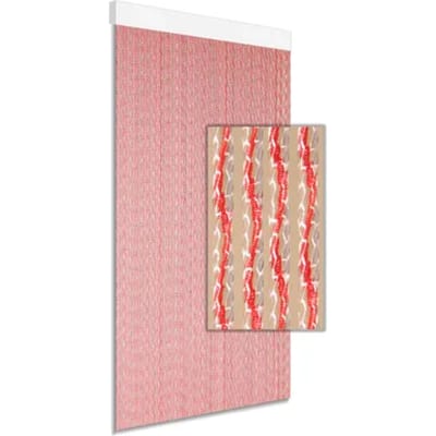 Degor Vliegengordijn Paola - 90x210cm - Rood