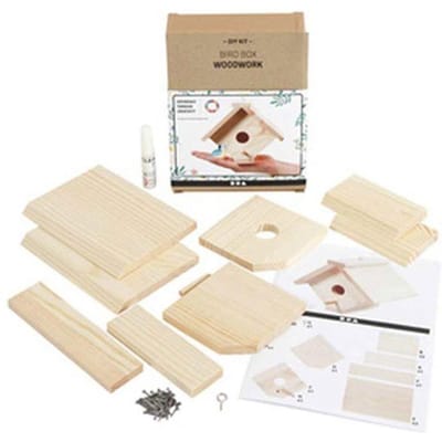 Creativ Company DIY Vogelhuis Grenen 16 cm