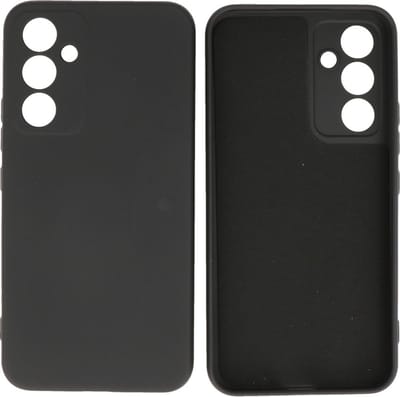 Hoesje Geschikt voor Samsung Galaxy A34 5G - Fashion Telefoonhoesje Backcover - Siliconen Hoesje - Zwart