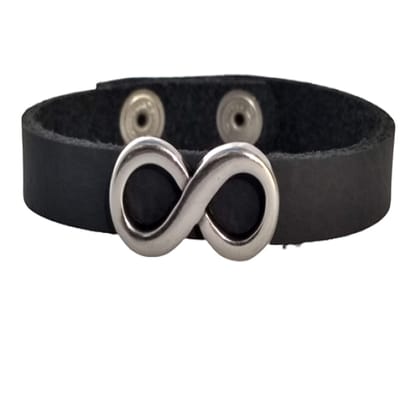 Armband-black infinity