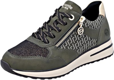 Gloria-sneakers met veters en rits