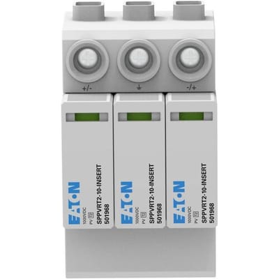 Eaton EP-501966 SPPVRT2-10-2+PE Overspanningsveilige module Overspanningsbeveiliging voor: Photovoltaïsch systeem 20 kA 1 stuk(s)