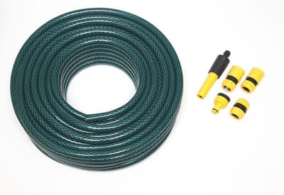 Tuinslang - Bevproingsslang Watering - Tuin Besproeien - Verstevigd PVC - 20 Meter - Groen