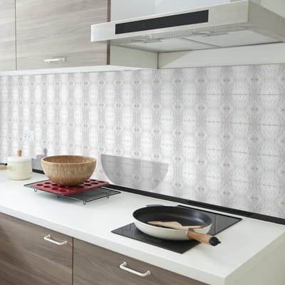 Zelfklevende muurtegelstickers voor keuken en badkamer - 30 elegante tegelstickers met goudkleurig marmereffect - 30 stickers 20x20cm