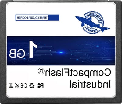Compact Flash Geheugenkaart - Industriële CF kaart - Opslag voor apparatuur - Schok- en temperatuurbestendig - 1 GB - Zwart