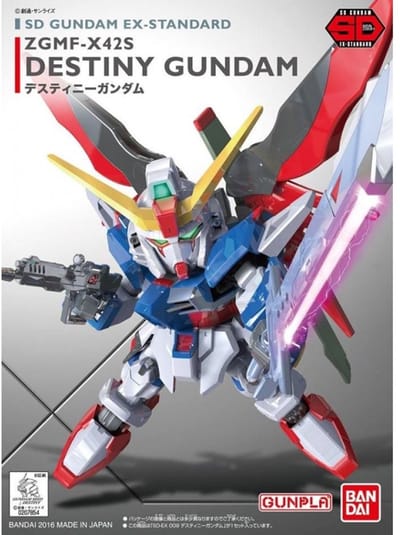 SD Gundam EX-Standard No.012 ZGMF-X42S Destiny Gundam – Bandai Spirits – Gunpla Model Kit