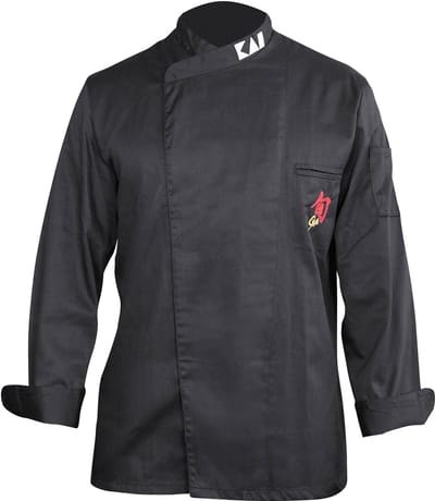Shun koksjack, keukenkoksjack, polyester/katoen, zwart, herenmaat XXL, 43070353
