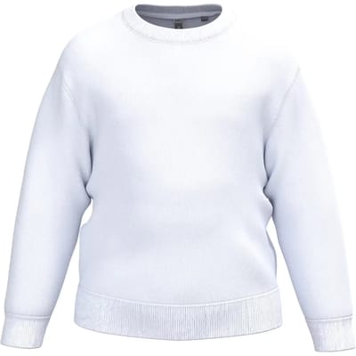 Recycled sweatshirt met ronde hals voor kinderen Kariban