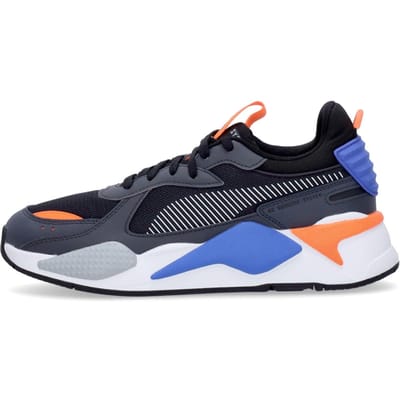 Rs-x Geek Zwart/sterk grijze lage herenschoen