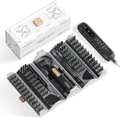 Draadloze Mini Elektrische Schroevendraaier Set met 164 Magnetische Bits - 180-in-1 Precisie Reparatie Tool voor Telefoon, Camera, Laptop en Horloge
