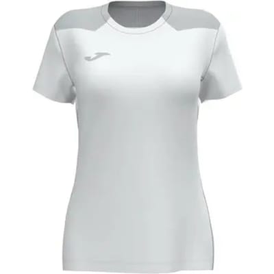 Joma Championship VI Shirt Korte Mouw Dames - Wit / Zilver | Maat: L