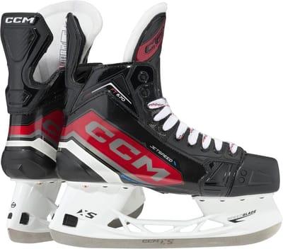 CCM – Jetspeed FT670 – IJshockeyschaatsen – Schaatsen Heren – Volwassenen – Zwart – Responsieve One-Piece Feel & Lichtgewicht Energy Transfer – Regular Fit – Maat EU 45