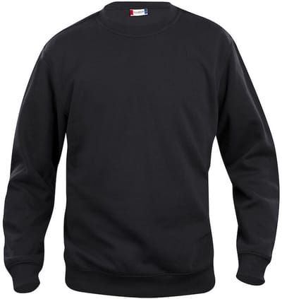 Clique Basic Roundneck 021030 - Zwart - XS