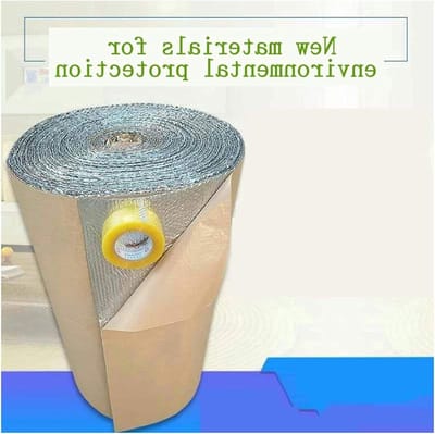 Isolatiefolie Zelfklevend - Warmtefolie Reflectiefolie - Energie Besparen - Direct Plakbaar - 1x10m - Zilver