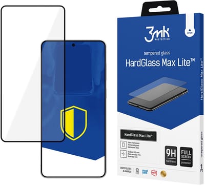Samsung Galaxy S25 Edge - 3Mk Hardglass Max Lite Zwart