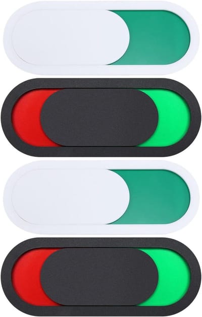 Niet storen bordjes - Vrij bezet indicator - Privacy controle kantoor - Eenvoudig schuifmechanisme - 10 x 4 cm
