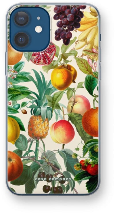 Case Company® - Hoesje geschikt voor iPhone 12 mini hoesje - Classic Flora - Soft Cover Telefoonhoesje - Bescherming aan alle Kanten en Schermrand
