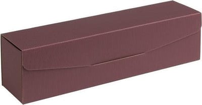 Wijndoos cadeauverpakking karton 38x8,5x9,3cm BORDEAUX (35 stuks)
