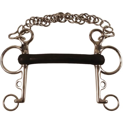 Pelham voor paard van zacht rubber Umbria Equitazione