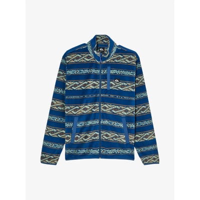 Quiksilver No Destination Fleece Met Volledige Rits Blauw L Man