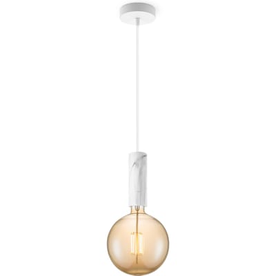 Home sweet home hanglamp Saga marmer Globe g180 - amber