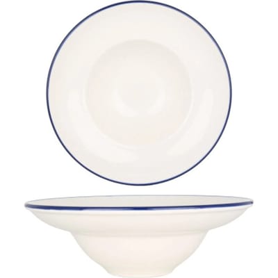 Bonna Diepbord - Linea Blue - Porselein - 23 cm (1070cc) - set van 6