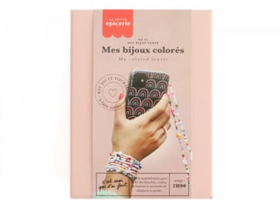 La Petite Epicerie DIY SIERADENKIT " MY COLORFUL JEWELRY/MIJN KLEURRIJKE SIERADEN" 300g H14.5xW11xL3.5cm | Creatieve | Hobbyset | sieraden | kinderen en volwassenen
