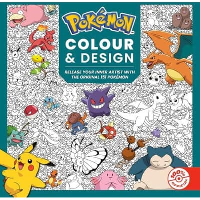 Pokemon Kleur en Ontwerp door Pokemon Paperback Boek 9780008775575