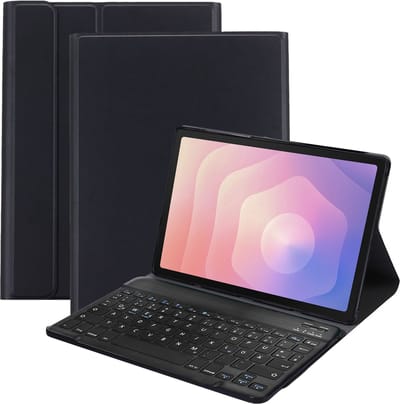 Just in Case tablet Hoes met Toetsenbord geschikt voor Samsung Galaxy Tab S11 - QWERTZ Bluetooth Keyboard Case - Zwart