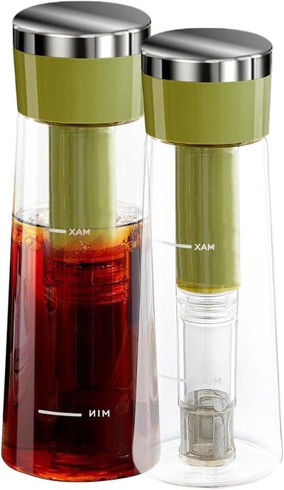 Theezetapparaat - Ijskoffiezetter - Dranken Maken - Dubbele Brouwmodus - 750 ml - Groen