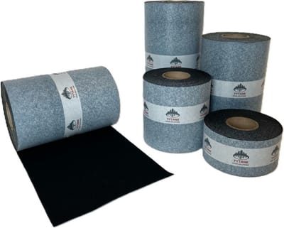 Zelfklevende EPDM strook 1,30mm | 60cm breed, lengte 20 meter