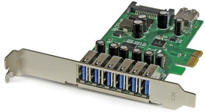 StarTech 7-poorts PCI Express USB 3.0 kaart - standard en low-profile design