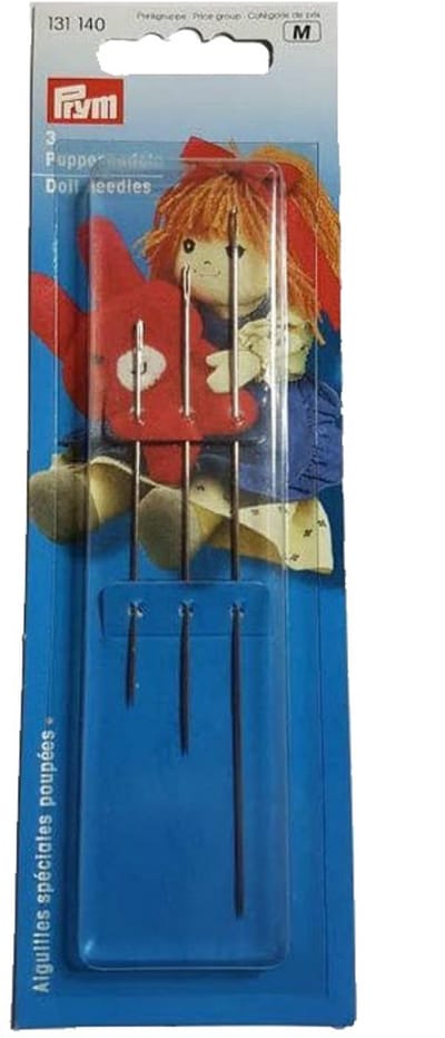 PRYM Poppennaalden zilverkleurig70/80/127 mm 131140 - Handwerk- en hobbynaalden - Prym