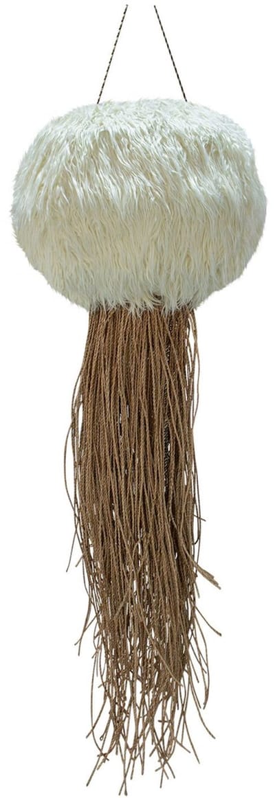 PTMD Goa Brown Hanging Lamp Fur Jellyfish S