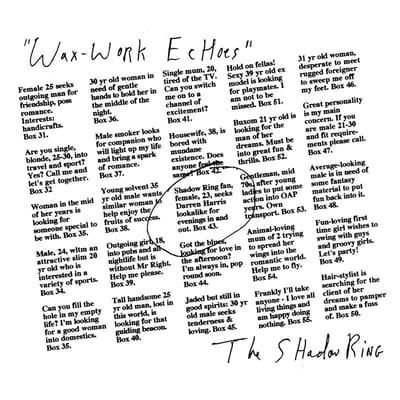 Shadow Ring - Wax-Works Echoes (LP)
