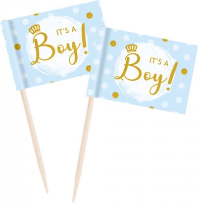 Cocktail picks - It's a boy