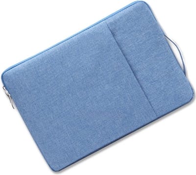DrPhone S05 Tablet / Laptop Beschermhoes - Cover - 14 inch – Sleeve met handvat - Lichtblauw