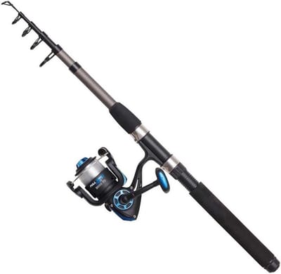Telescopische Spinhengel Combo voor Zoetwater Vissen - Sterk en Veelzijdig Voor Snoekbaars en Snoek