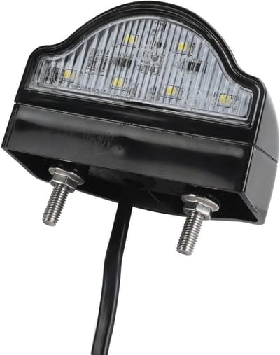 Kentekenplaat Verlichting - Universele Verlichting - Voertuig Verlichting - Waterdicht E-keurmerk - 12V 24V - Wit