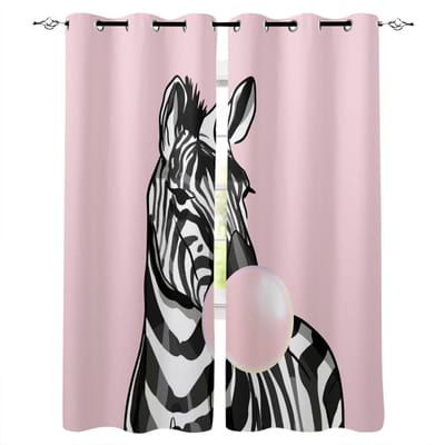 Dier Paard Raamgordijnen Keukengordijnen Paneel Woondecoratie Gordijnen voor Woonkamer Gordijnen voor Slaapkamer 135W x 60H(cm)