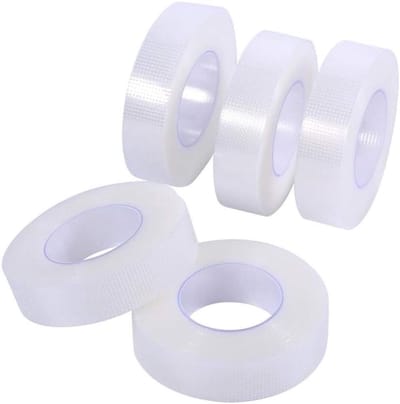 Micropore Medische Tape voor Wimperextensions - 5 Rollen, Hypoallergeen, Ademend, Zacht voor de Huid
