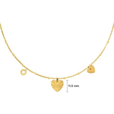 Yehwang | Ketting | Goud | Stainless Steel | Hangers