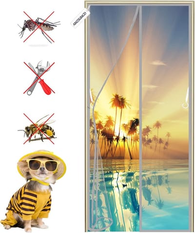 Magnetisch Hor voor Deur 160x230 cm - Insectengordijn met Automatische Sluiting voor Balkondeur en Schuifpui