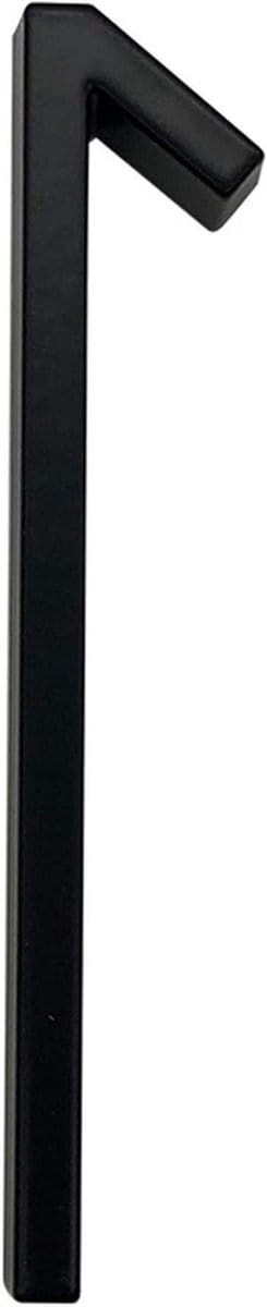 Huisnummer - Adresbord - Huis Herkenning - Drijvend Design - 125mm - Zwart